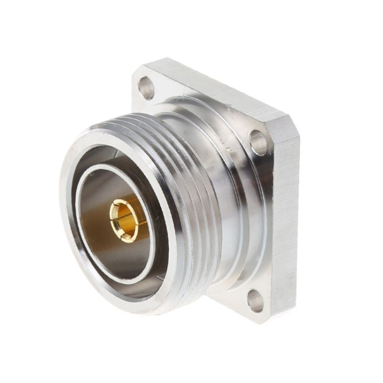 L29 7/16 Din Female Jack Center Connector with 4 Holes Flange Deck Solder Cup RF Coaxial Adapter L29 7/16 Din Female Jack Center Connector with 4 Holes Flange Deck Solder Cup RF Coaxial Adapter